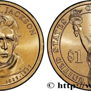 Livraison Mondiale ÉTATS-UNIS D'AMÉRIQUE 1 Dollar Présidentiel Andrew Jackson 2008 Philadelphie fwo_819039 Monde