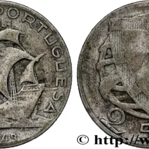 Jusqu’à Épuisement Des Stocks PORTUGAL 2 1/2 Escudos 1943 fwo_821964 Monde