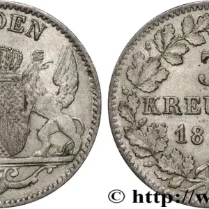 ALLEMAGNE - BADE 3 Kreuzer Grand-Duché de Bade 1848 fwo_822870 Monde Acheter Direct