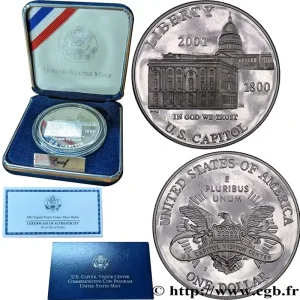 Solde ÉTATS-UNIS D'AMÉRIQUE 1 Dollar Proof Capitol 2001 San Francisco fwo_709765 Monde