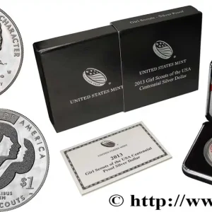 ÉTATS-UNIS D'AMÉRIQUE 1 Dollar Proof - Girl Scouts of the U.S.A. Centonial 2013 West Point fwo_715528 Monde Premium