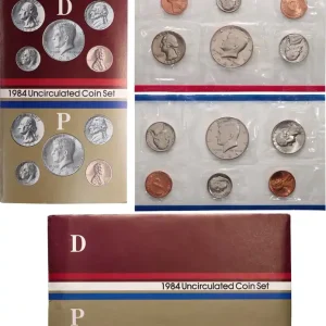 Offre Spéciale ÉTATS-UNIS D'AMÉRIQUE Série 13 monnaies - Uncirculated Coin 1984 fwo_716632 Monde