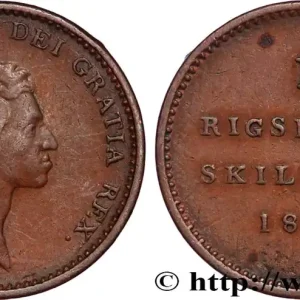 DANEMARK 1 Skilling Frédéric VI 1813 fwo_822292 Monde Seulement Aujourd’hui