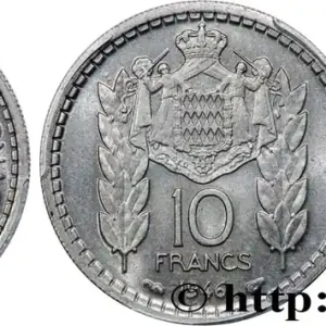 MONACO 10 Francs Louis II 1946 Paris fwo_824165 Monde Meilleur Choix
