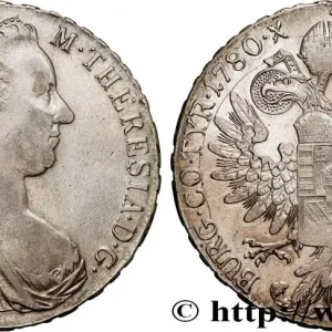 AUTRICHE 1 Thaler (REFRAPPE) Marie-Thérèse 1780 Vienne fwo_728789 Monde Prix Promo