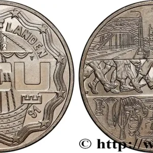 Soldes PAYS-BAS 2 1/2 Ecu Proof 75e anniversaire de la marche de quatre jours de Nimègue 1991 fwo_733109 Monde