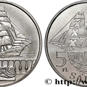 PAYS-BAS 5 Florins (Gulden) Proof Sail Amsterdam 2000 1995 Utrecht fwo_733491 Monde Usine Directe