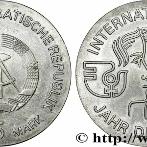 ALLEMAGNE RÉPUBLIQUE DÉMOCRATIQUE 5 Mark Année Internationale de la Femme 1975 fwo_784268 Monde Offre Exclusive