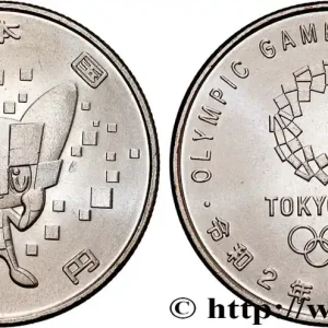 JAPON 100 Yen Jeux Olympiques Tokyo 2020 - mascotte Miraitowa an 2 ère Reiwa (2020) Hiroshima fwo_789448 Monde Promotion