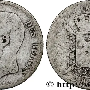 Must-Have BELGIQUE 1 Franc Léopold II légende française 1867 fwo_789489 Monde