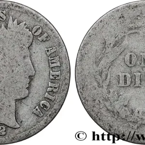 ÉTATS-UNIS D'AMÉRIQUE 1 Dime Barber 1892 Philadelphie fwo_793802 Monde Usine Directe