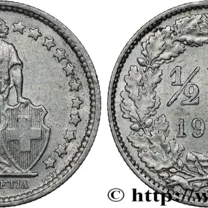 Meilleur Choix SUISSE 1/2 Franc Helvetia 1962 Berne fwo_793807 Monde