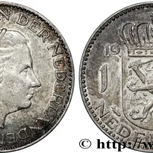 PAYS-BAS 1 Gulden Juliana 1955 Utrecht fwo_793843 Monde Artisanat