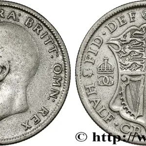 Bon Marché ROYAUME-UNI 1/2 Crown Georges V 1929 fwo_796006 Monde