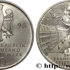 ALLEMAGNE 10 Mark Proof 300e anniversaire de la fondation du Franckesche Stiftungen de Halle 1998 Berlin fwo_807533 Monde Livraison Gratuite