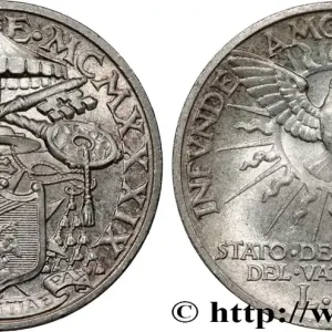 VATICAN ET ÉTATS PONTIFICAUX 10 Lire Sede Vacante 1939 fwo_808933 Monde Authentique