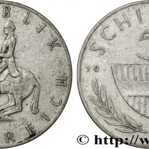 AUTRICHE 5 Schilling 1960 fwo_812479 Monde Certifié