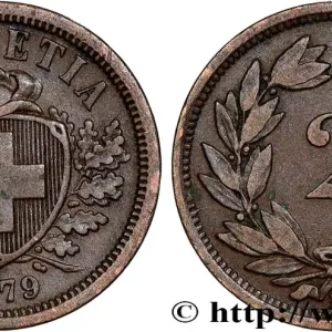 Premium SUISSE 2 Centimes (Rappen) 1879 Berne fwo_815927 Monde