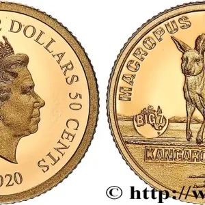 Top Qualité NIUÉ 2 Dollars 50 Cents Proof Kangourou 2020 fwo_818148 Monde