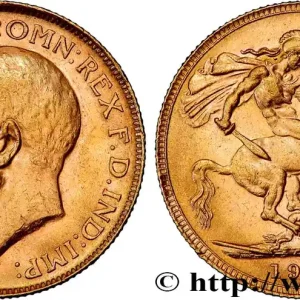 OR, PALLADIUM ET PLATINE INVESTISSEMENT 1 Souverain Georges V 1913 Perth fwo_823295 Monde Original