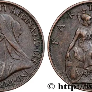 Commande En Gros ROYAUME-UNI 1 Farthing Victoria “Old Head” 1901 fwo_824144 Monde