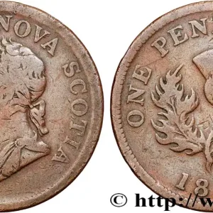 CANADA - NOUVELLE ÉCOSSE 1 Penny Token Nova Scotia 1832 fwo_824442 Monde Solde