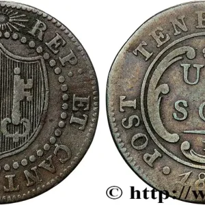 SUISSE - RÉPUBLIQUE DE GENÈVE 1 Sol 1817 fwo_824688 Monde Garantie Incluse