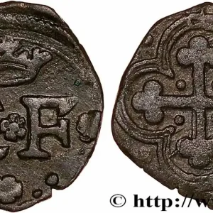 SAVOIE - DUCHÉ DE SAVOIE - EMMANUEL-PHILIBERT DIT "TÊTE DE FER" Quart de sol, 1er type (quarto di soldo, I tipo) s.d. Bourg-en-Bresse fwo_753244 Monde Offre Du Jour