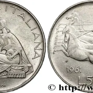 ITALIE 500 Lire Centenaire de l’Unité Italienne 1961 Rome fwo_777348 Monde Livraison Express