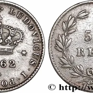 PORTUGAL - ROYAUME DU PORTUGAL - LOUIS Ier 50 Réis 1862 fwo_779436 Monde Achetez Aujourd’hui