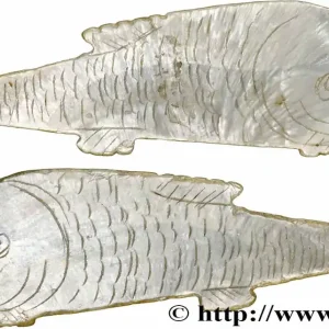 CHINE Jeton de jeu en nacre pisciforme XIXe fwo_783804 Monde Must-Have