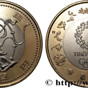 Prix Réduit JAPON 500 Yen Jeux Olympiques Tokyo 2020 - Raiden, dieu du tonnerre an 2 ère Reiwa (2020) Hiroshima fwo_789521 Monde