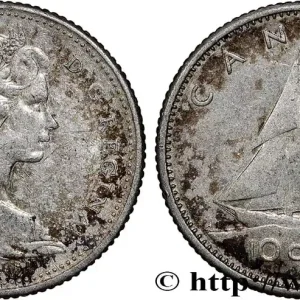 Nouveauté CANADA 10 Cents Elisabeth II 1965 fwo_793818 Monde