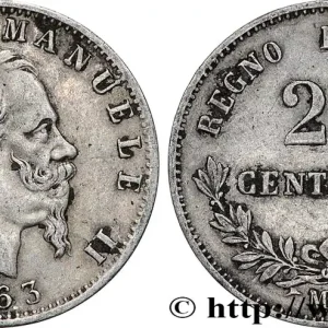 Gros Lot ITALIE 20 Centesimi Victor Emmanuel II 1863 Milan fwo_793838 Monde