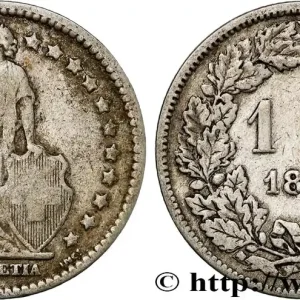 SUISSE 1 Franc Helvetia 1886 Berne fwo_799063 Monde Top Vente