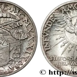 Usine Directe VATICAN ET ÉTATS PONTIFICAUX 5 Lire Sede Vacante 1939 Rome fwo_808925 Monde