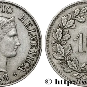 Meilleur Choix SUISSE 10 Centimes (Rappen) Helvetia 1928 Berne fwo_812537 Monde