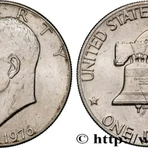 ÉTATS-UNIS D'AMÉRIQUE 1 Dollar Eisenhower bicentenaire 1976 Philadelphie fwo_815655 Monde Remise
