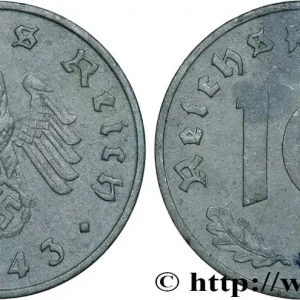 Meilleure Vente ALLEMAGNE 10 Reichspfennig 1943 Stuttgart fwo_818846 Monde