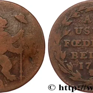 Top Qualité BELGIQUE - ÉTATS BELGIQUES UNIS 2 Liards Insurrection de 1790 1790 Bruxelles fwo_820972 Monde