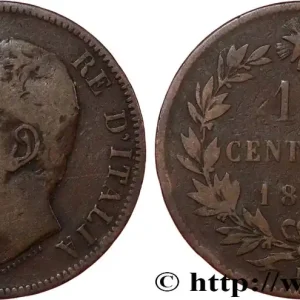ITALIE 10 Centesimi Humbert Ier 1893 Birmingham fwo_821018 Monde Vente Flash