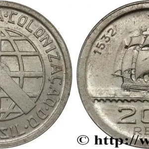 Bon Plan BRÉSIL 200 Reis 400e anniversaire de la colonisation 1932 fwo_821118 Monde