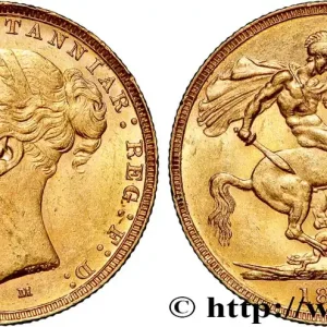 OR, PALLADIUM ET PLATINE INVESTISSEMENT 1 Souverain Victoria type Saint-Georges 1884 Melbourne fwo_823287 Monde Premium