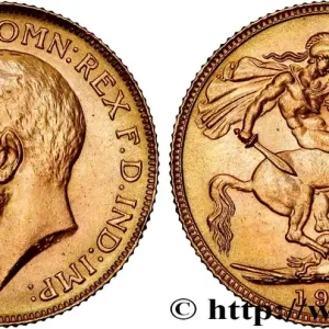 Livraison Gratuite OR, PALLADIUM ET PLATINE INVESTISSEMENT 1 Souverain Georges V 1925 Londres fwo_823293 Monde