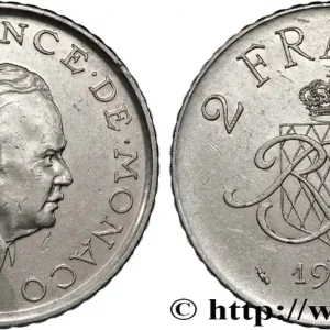 MONACO 2 Francs Rainier III 1981 Paris fwo_823335 Monde Artisanat