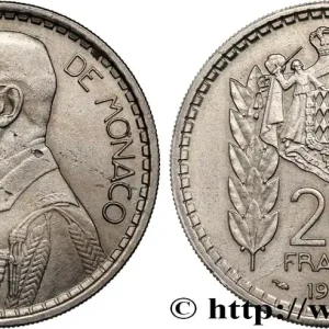 MONACO 20 Francs prince Louis II 1947 Paris fwo_823414 Monde Commander Maintenant