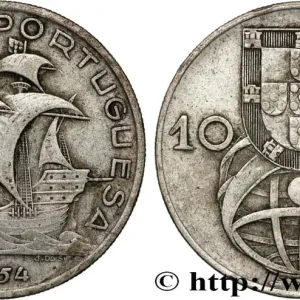 Prix Choc PORTUGAL 10 Escudos 1954 fwo_825579 Monde