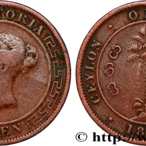 CEYLAN 1 Cent Victoria 1892 fwo_825583 Monde Artisanat