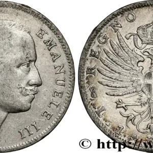 Meilleure Vente ITALIE 1 Lire Victor Emmanuel III 1907 Rome fwo_825623 Monde