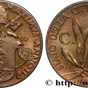 VATICAN ET ÉTATS PONTIFICAUX 5 Centesimi frappe au nom de Pie XII an II 1940 Rome fwo_825636 Monde Prix Réduit